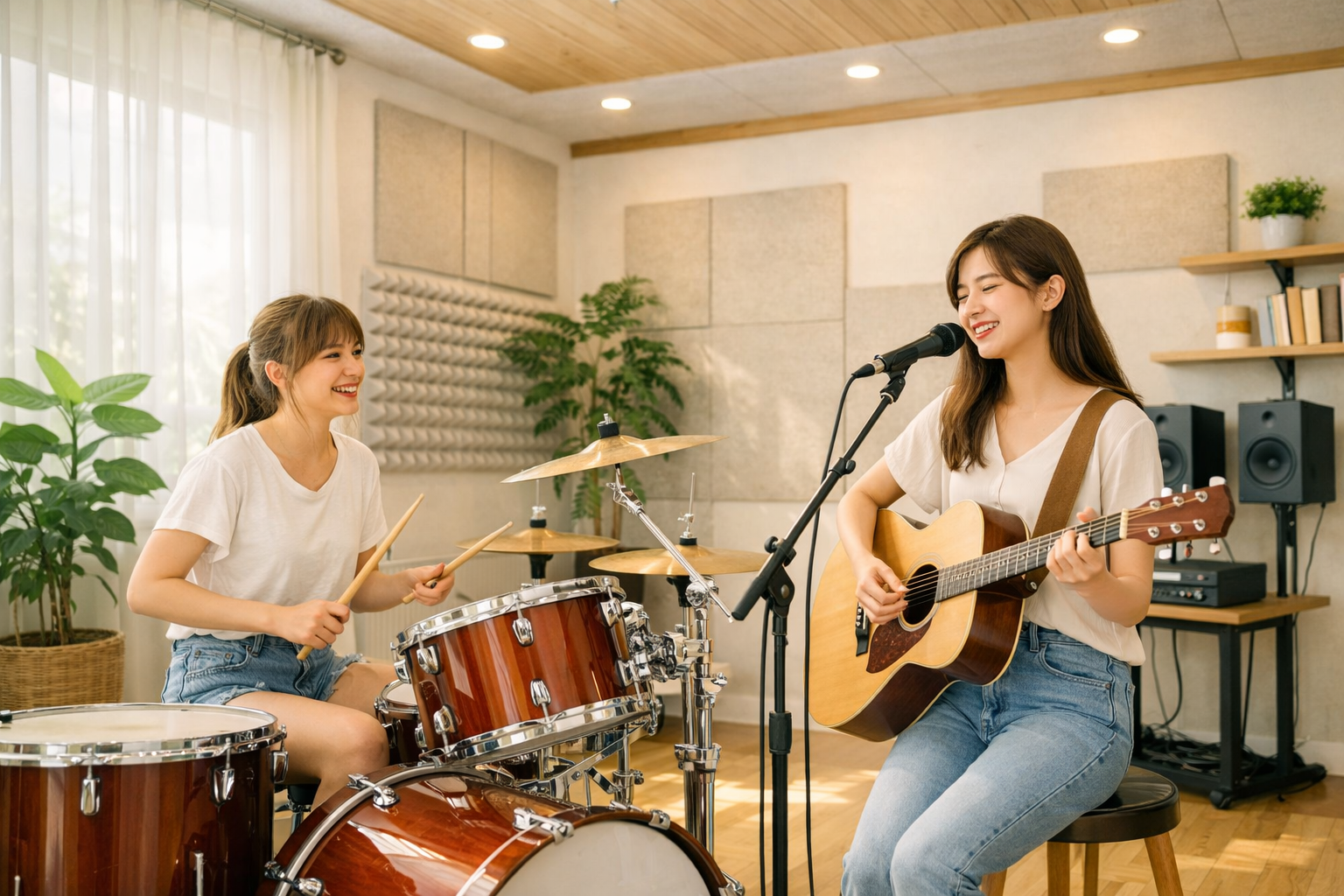 音楽スタジオを自宅に造る