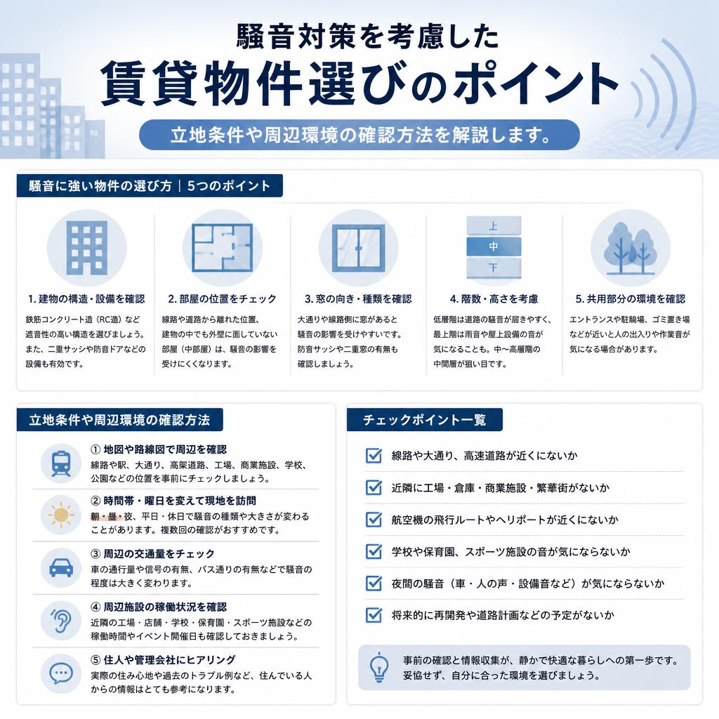 賃貸物件選びのポイント