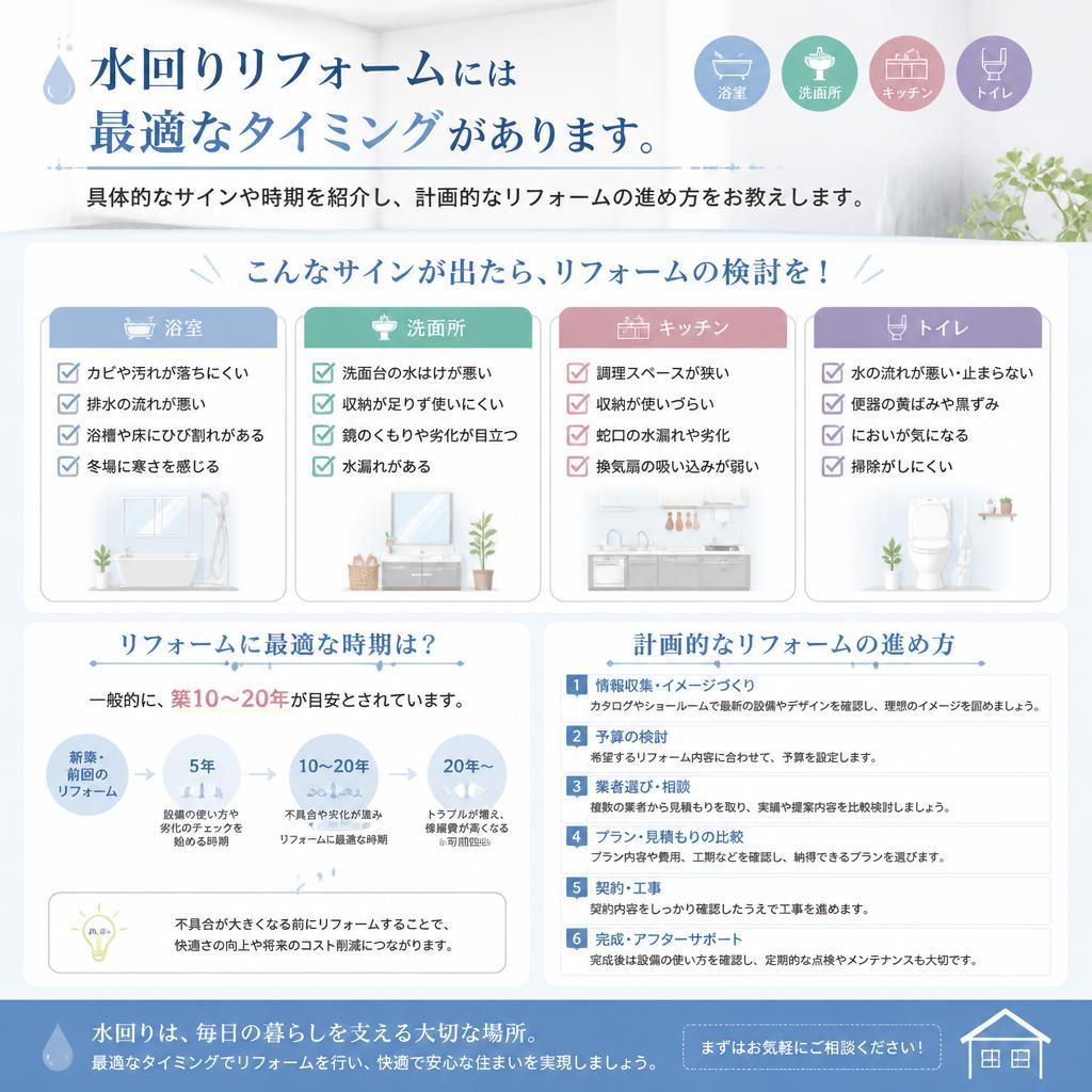 2. リフォームのタイミング