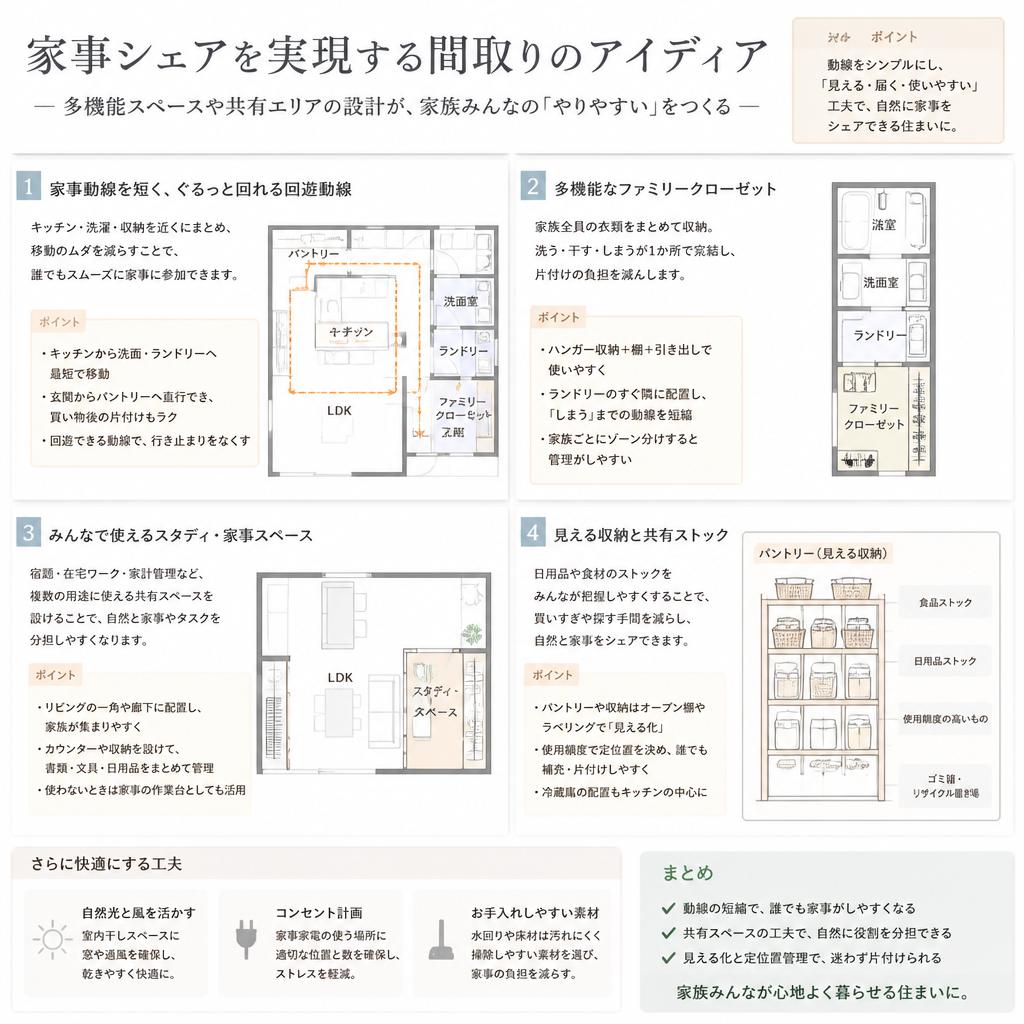 住まいの間取りの工夫