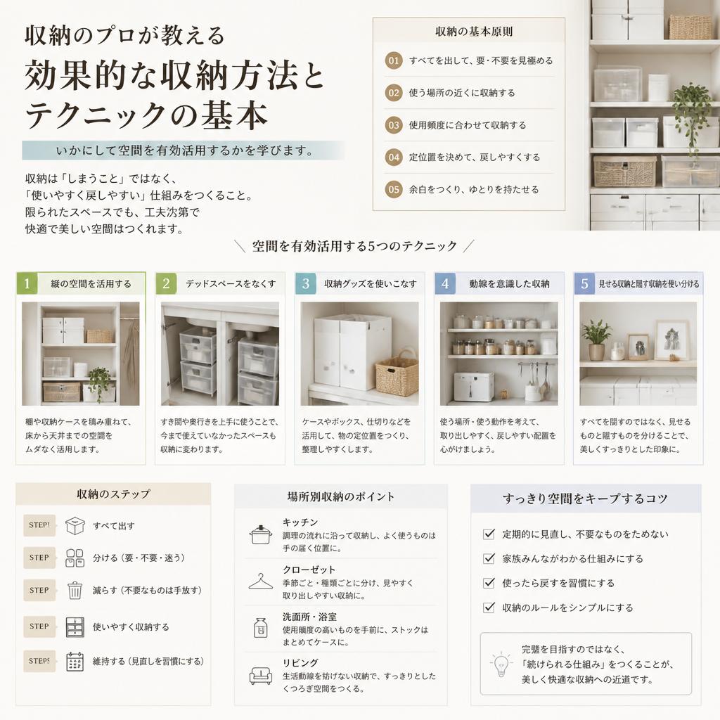 プロに学ぶ！収納の基本