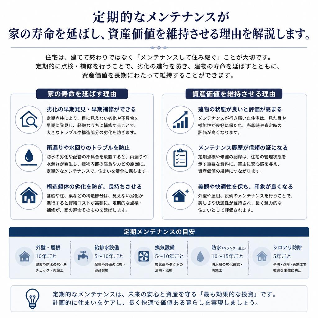 メンテナンスの重要性
