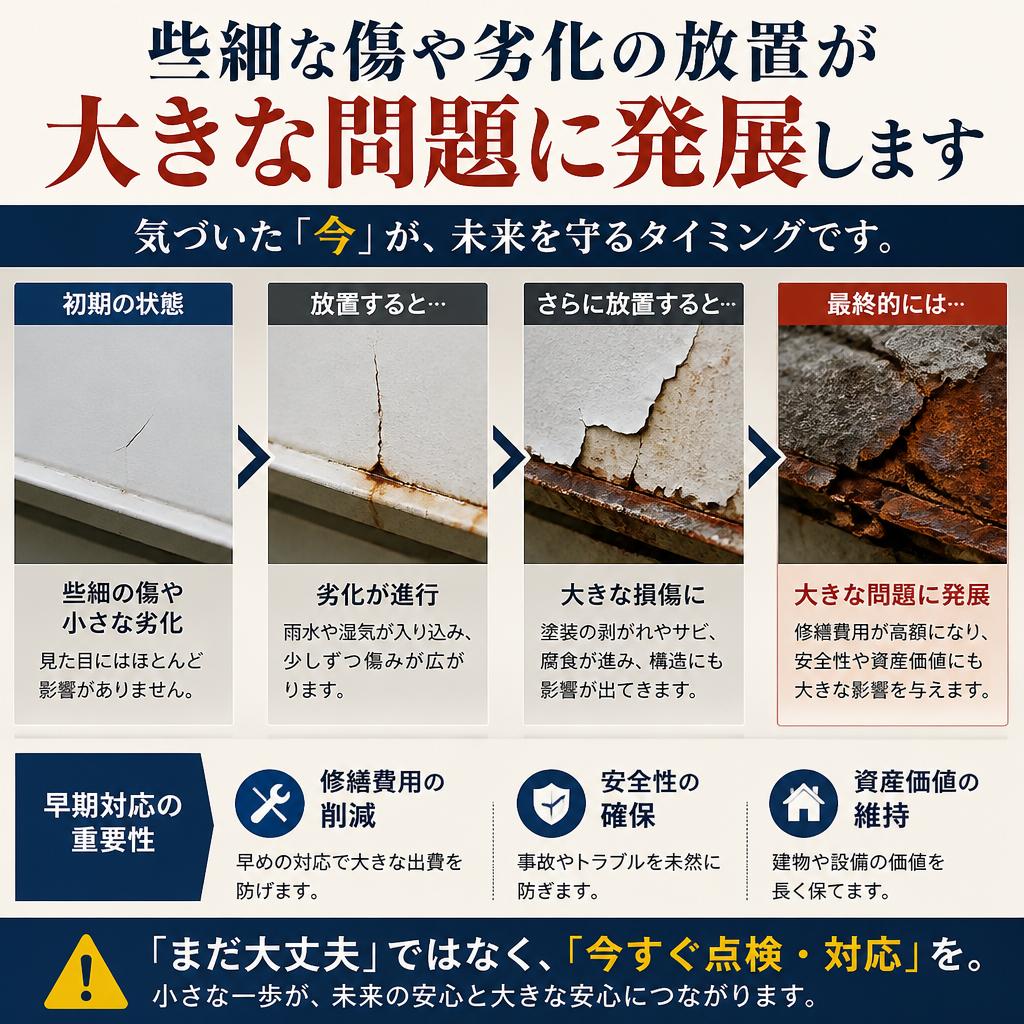 小さな修繕が大きな効果