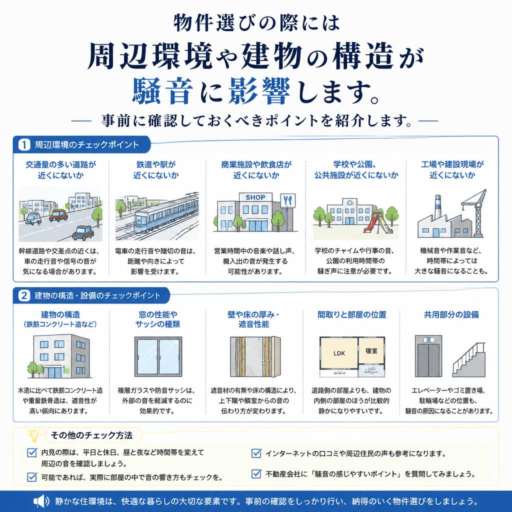 住まい選びの前に確認すべきポイント