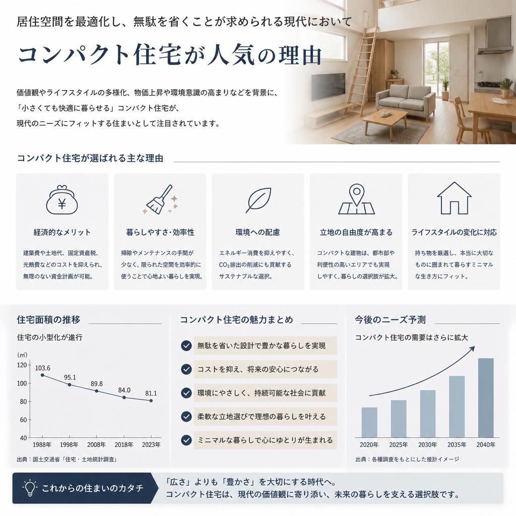 コンパクト住宅が選ばれる理由