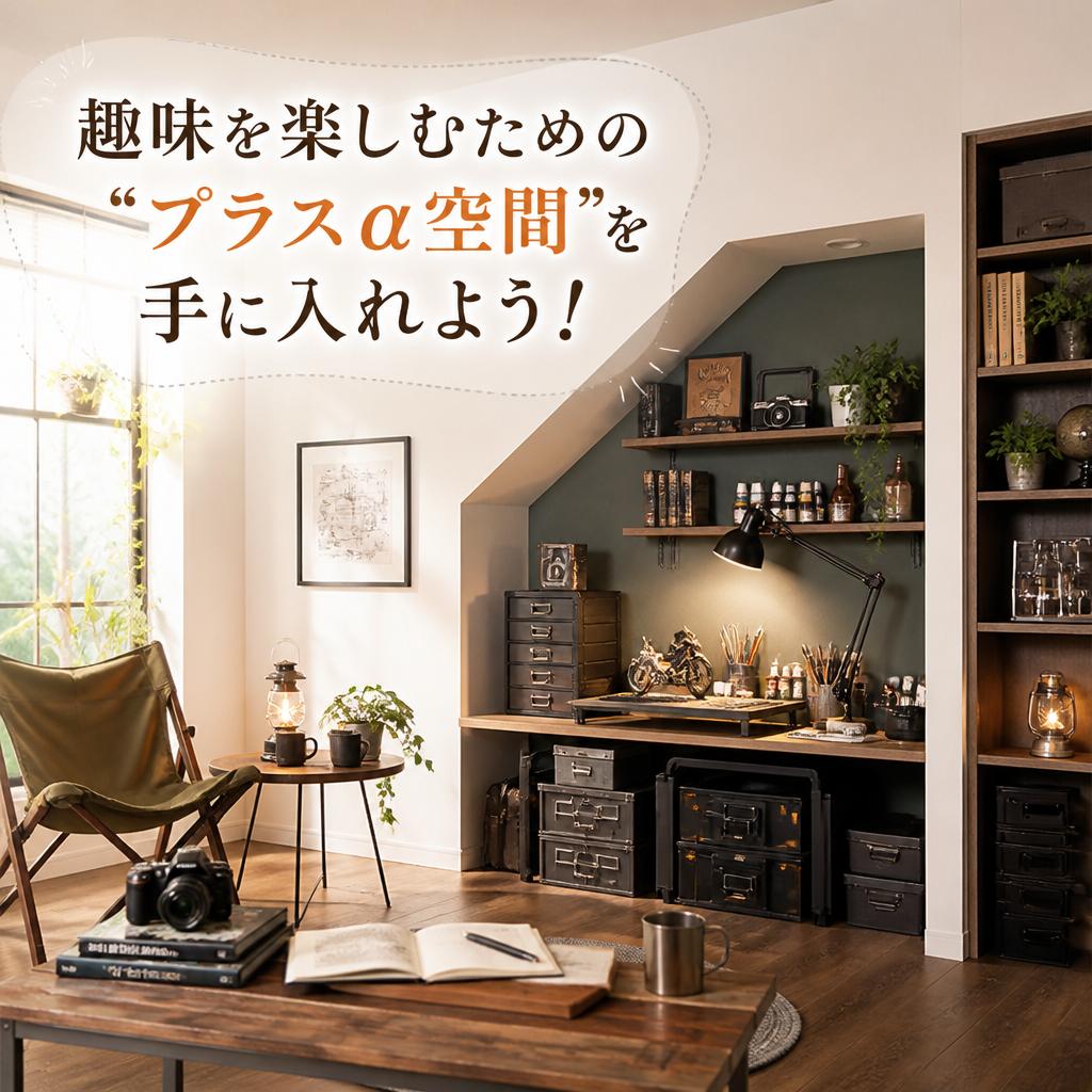 趣味を楽しむための“プラスα空間”を手に入れよう！