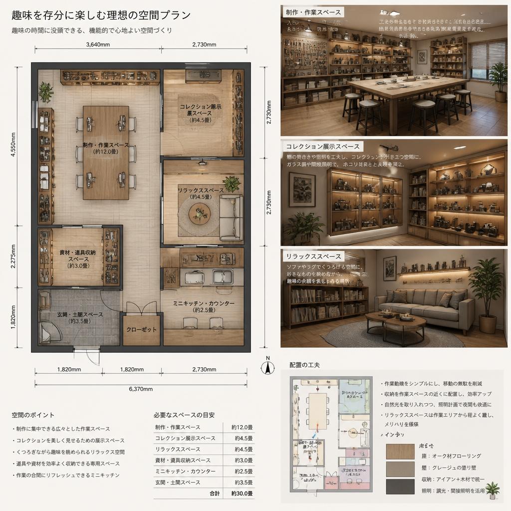 必要なスペースの考慮
